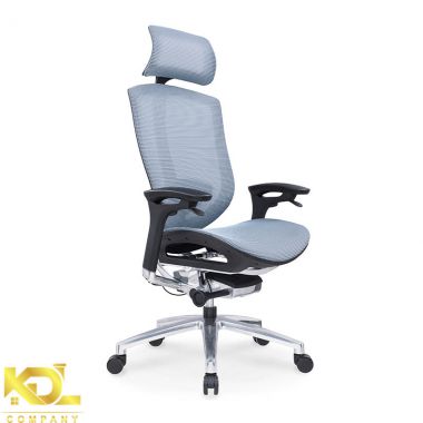 GHẾ XOAY ERGONOMIC VĂN PHÒNG MÀU XANH CTH-010