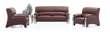 SOFA BỘ DA HIỆN ĐẠI CHO VĂN PHÒNG S-17